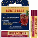 Burt's Bees Festive Cranberry Spritz vlažilni balzam za ustnice v paličici 4,25 g