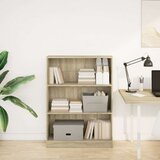 vidaXL Regal za knjige boja hrasta 80x24x109 cm od konstruiranog drva | shoptok.hr