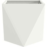  Cvetlično korito 2 pcs Bela 40 x 40 x 40 cm Jeklo, (5000207351) | Shoptok.si