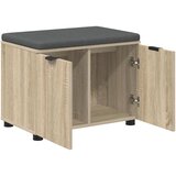 Haldna klop z blazino z vrati Sonoma hrast 60 x 38 x 46 cm, (5000155684) | Shoptok.si