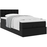  Otomanski krevet s madracem crni 100x200 cm umjetna koža | Eponuda.com