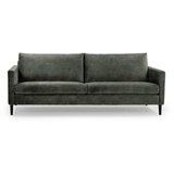 Scandic Zeleno-siva žametna sedežna garnitura Adagio, širina 220 cm Cene
