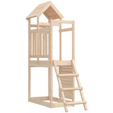  Igralna stolpnica Rjava Masivno borovo les - - Rjava - 34.4 - 110,5 x 52,5 x 214 cm - 2025- | Shoptok.si