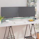 vidaXL Stalak za TV /Monitor Prozirno Staklo 110x30x13 cm Cijene