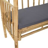  Vrtni lok s klopjo Naravna 115 x 50 x 205 cm Bambus - - Rjava - 19.5 - 115 x 50 x 205 cm - 2025- | Shoptok.si