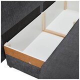 MID.YOU ZOFA S POSTELJNO FUNKCIJO, barve grafita tekstil | Shoptok.si