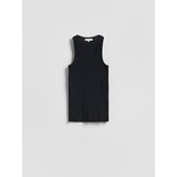 Reserved Rebrasti top - crno | shoptok.hr