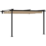 Gazebo 300 x 300 x 200 cm Sivosmeđa Poliester | Eponuda.ba