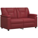  Set sofe 3 pcs Vinska crvena Umjetna koža - boja crnog vina 1-sjedalna + 2-sjedalna (120 cm) + 3-sjedalna | shoptok.hr