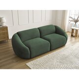 Bobochic Paris Zelena sedežna garnitura iz rebrastega žameta 250 cm Tina – | Shoptok.si