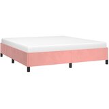  Okvir za krevet ružičasti 180x200 cm baršunasti | shoptok.hr