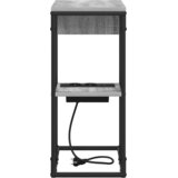 vidaXL Nočna omarica Siva sonoma 41.5 x 26 x 60.5 cm Konstruiran les | Shoptok.si