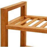 vidaXL Stalak za obuću s 5 polica 100x27x100 cm od masivne hrastovine | shoptok.hr