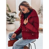 DStreet Kurtka zimowa damska pikowana LARO damska bordowa | shoptok.hr