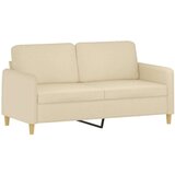  Dvosjed s ukrasnim jastucima krem 140 cm od tkanine | shoptok.hr