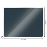 Zweckform Tabla steklena 40x60 leitz cosy siva 70420089 Cene