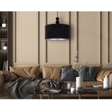  Duolla - Visilica na sajli LYON 1xE27/15W/230V prečnik 40 cm crna | Eponuda.com