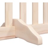  Vrata za pse s vratašcima 4 panela sklopiva 320 cm drvo topole | shoptok.hr