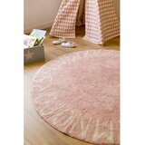 Lorena Canals Okrogla preproga iz bombaža - ABC - Vintage Nude | Shoptok.si