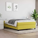  Okvir za krevet s oprugom zeleni 140x190 cm od tkanine Slike
