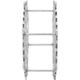  Stalak za vino Srebrno 39 x 14 x 39 cm Aluminij | shoptok.hr