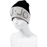 Liu Jo Kape BEANIE C/BLOCK LOGO 2F5011 M0300 Črna | Shoptok.si
