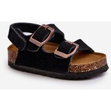 Boto Children's Sandals with Cork Platform Velcro Fastening Black Rorria | Shoptok.si