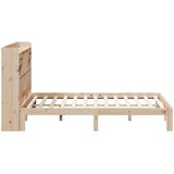 Krevet s regalom za knjige bez madraca 180x200 cm od borovine | Eponuda.com
