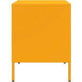 vidaXL Nočna omarica 2 kosa gorčično rumena 36x39x50,5 cm jeklo | Shoptok.si