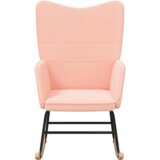 vidaXL Opustajuća Stolica Ružičasta Vuna Slična Tkanini | shoptok.hr