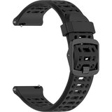 INF silikonski dvobarvni pas za uro coros black 22 mm, (21579499) | Shoptok.si