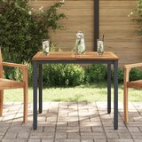 vidaXL Vrtni stol 90x90x75 cm od čvrstog akacijevog drva i metala Cijene