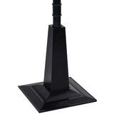  Ulična svjetiljka s Djedom Mrazom crno-crvena 81x40x188 cm PVC | shoptok.hr