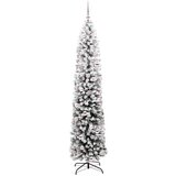vidaXL Umestno božično drevo Zelena 210 cm PVC in Jeklo in Plastika | Shoptok.si