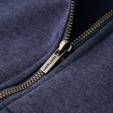  Dječja majica s kapuljačom i patentom tamnoplava prošarana 128 | shoptok.hr