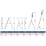 Elkop Trodelne Aluminijumske Merdevine 3x14 – 8,6m | ePonuda.com
