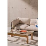 noo.ma Stolić za kavu sa staklenom pločom stola u prirodnoj boji 86x132 cm Naiko – | shoptok.hr