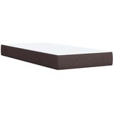  Krevet s oprugama i madracem tamnosmeđi 90 x 200 cm od tkanine | shoptok.hr