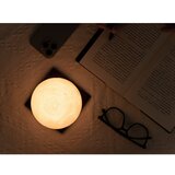 Gingko Temno rjava LED namizna svetilka iz masivnega oreha (višina 13 cm) Smart LunaSpin – | Shoptok.si