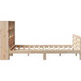 vidaXL Posteljni okvir brez vzmetnice 120x200 cm trdna borovina | Shoptok.si