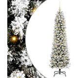 vidaXL Umestno božično drevo med 300 LED Zelena in bela 180 cm | Shoptok.si