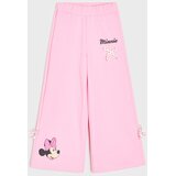 Sinsay Wide leg trenirka hlače s printom i mašnicama Minnie Mouse | shoptok.hr