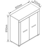 MID.YOU KOMODA, bela | Shoptok.si