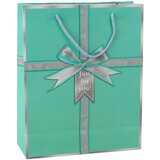 Elegantna Papirna Poklon Vrećica s Mašnom 32 x 26 x 12 cm | shoptok.hr