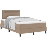  Krevet s opruga kutije s madracem Boja cappuccina 120 x 190 cm | shoptok.hr