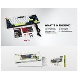 Fantech tastatura mehanicka gaming MK877S rgb atom 87S mori bela (rosie switch) | Eponuda.com