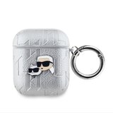 Karl Lagerfeld AirPods 1/2 Ovitek Srebrna | Shoptok.si