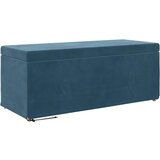 Stolica Plava 101 x 41 x 40 cm Svileni i Fino Radeći Drvo - Plava 100 cm Baršun | shoptok.hr