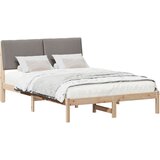  Okvir kreveta Smeđa i taupe 160 x 200 cm Masivna borovina | Eponuda.com