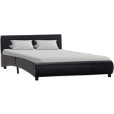 Maison Chic Posteljni okvir - Dvoposteljna postelja - Zakonska postelja črno umetno usnje 140x200 cm-J14214, (21763648) | Shoptok.si